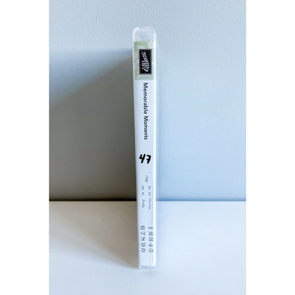 STAMPIN UP Stamp set - MEMORABLE MOMENTS - Large Numbers, Anniversary, Birthday - Picture 3 of 7